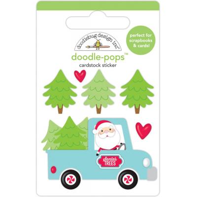 Doodlebug Let It Snow Sticker - Special Delivery